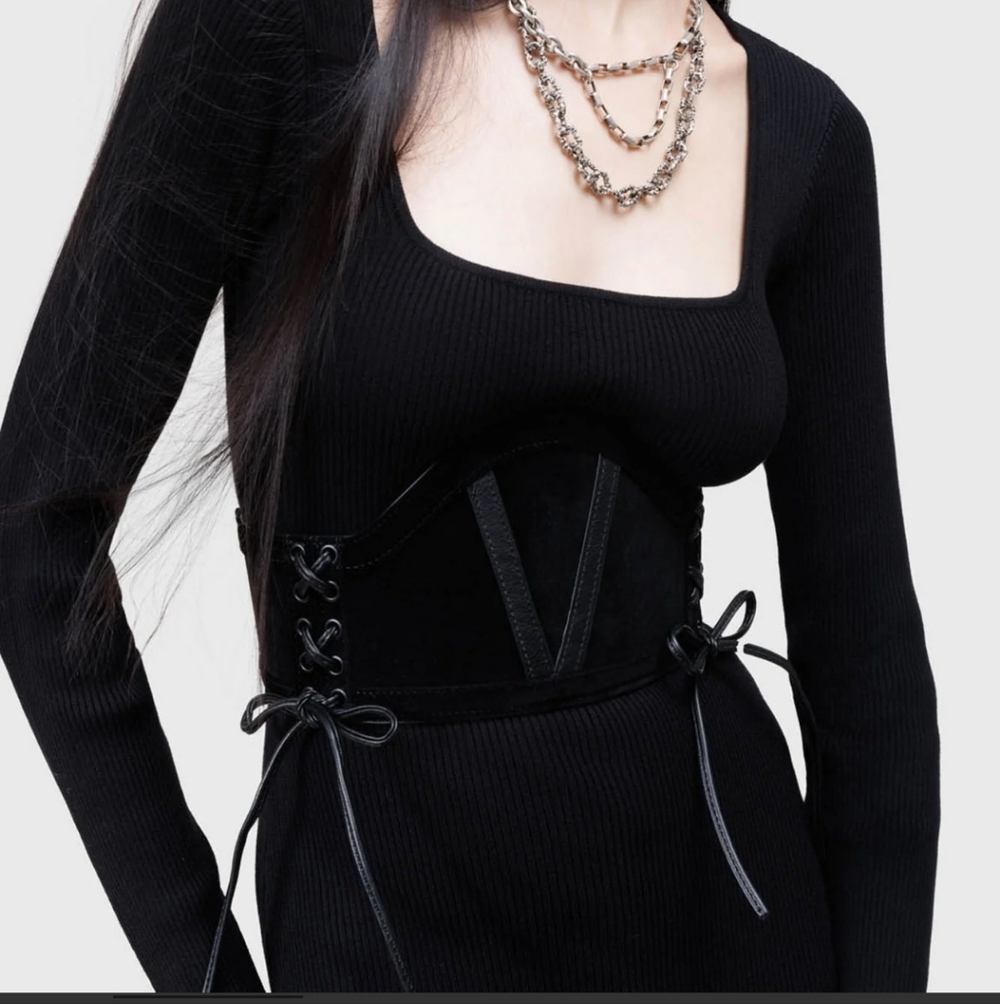 Killstar Black Corset Belt - Picture 2 of 3